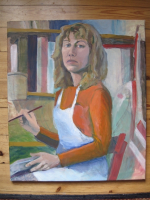 Self portrait as the artist
2018
acrylic on canvas
60 x 50 cm. 
