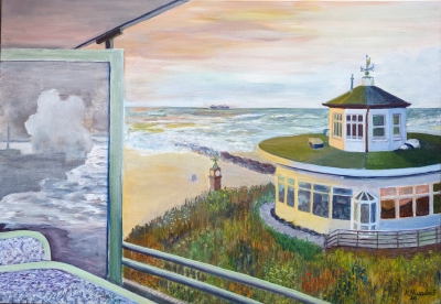 Pudding Cafe
2020-2023
acrylic on canvas
70 x 100 cm.
Keywords: wangerooge;north sea;pudding