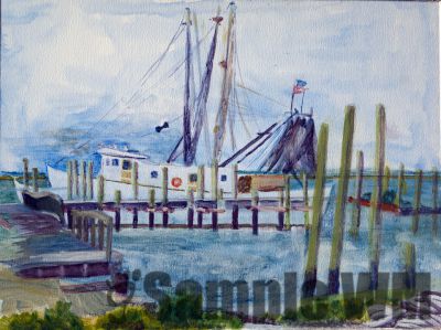 Shrimp boat Fernandina
2019
acrylic on canvas
50 x 60 cm. 
Keywords: Shrimp boat;fernandina;amelia island;florida