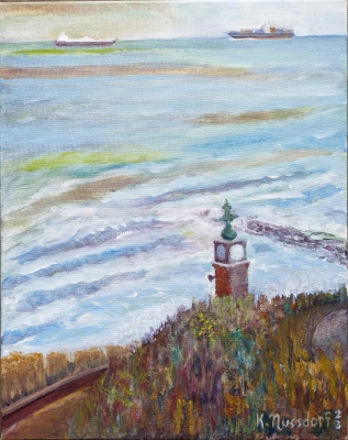 Wangerooge time
2023
acrylic on canvas
50 x 40 cm.
Keywords: wangerooge;north sea;clock