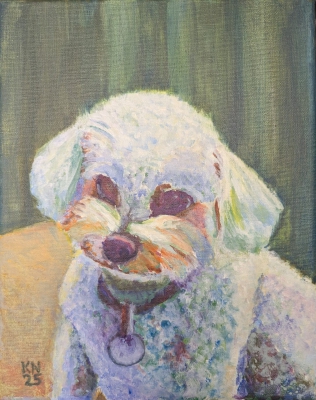 Tiny
2025
acrylic on canvas
9 x 11" ( 23 x 29 cm)
private collection, Maryland
