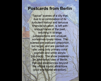 Idea behind the project "Greetings from Berlin"
