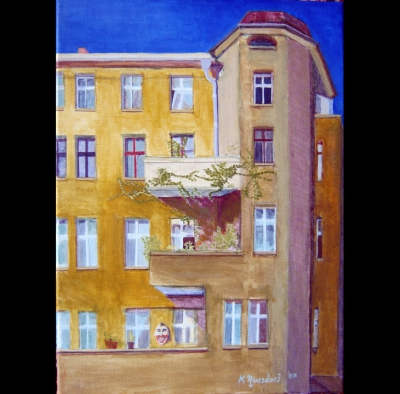 Facade
2013
acrylic on canvas
58 x 42 cm. 
