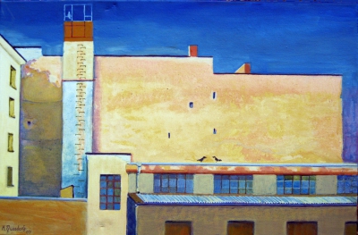 typical Mitte
2005
acrylic on canvas
42 x 58 cm. 

