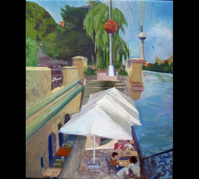 Rio Grande am Spree
2014
acrylic on canvas
58 x 42 cm. 
