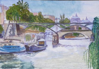 Pont des Arts
2023
acrylic on canvas
40 x 50 cm.
Keywords: Pont des Arts;Paris
