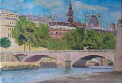 Pont de Change
2023
acrylic on canvas
40 x 50 cm.
Keywords: Pont de Change;Paris