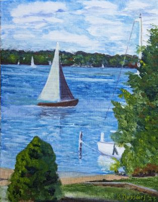Wannsee-duc
2023
acrylic on canvas
50 x 40 cm.
Keywords: boats;wannsee;sailing;segelboot